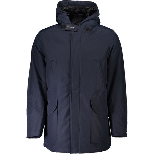 Woolrich Blaue Baumwolljacke