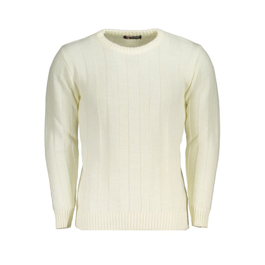 US Grand Polo White Fabric Sweater