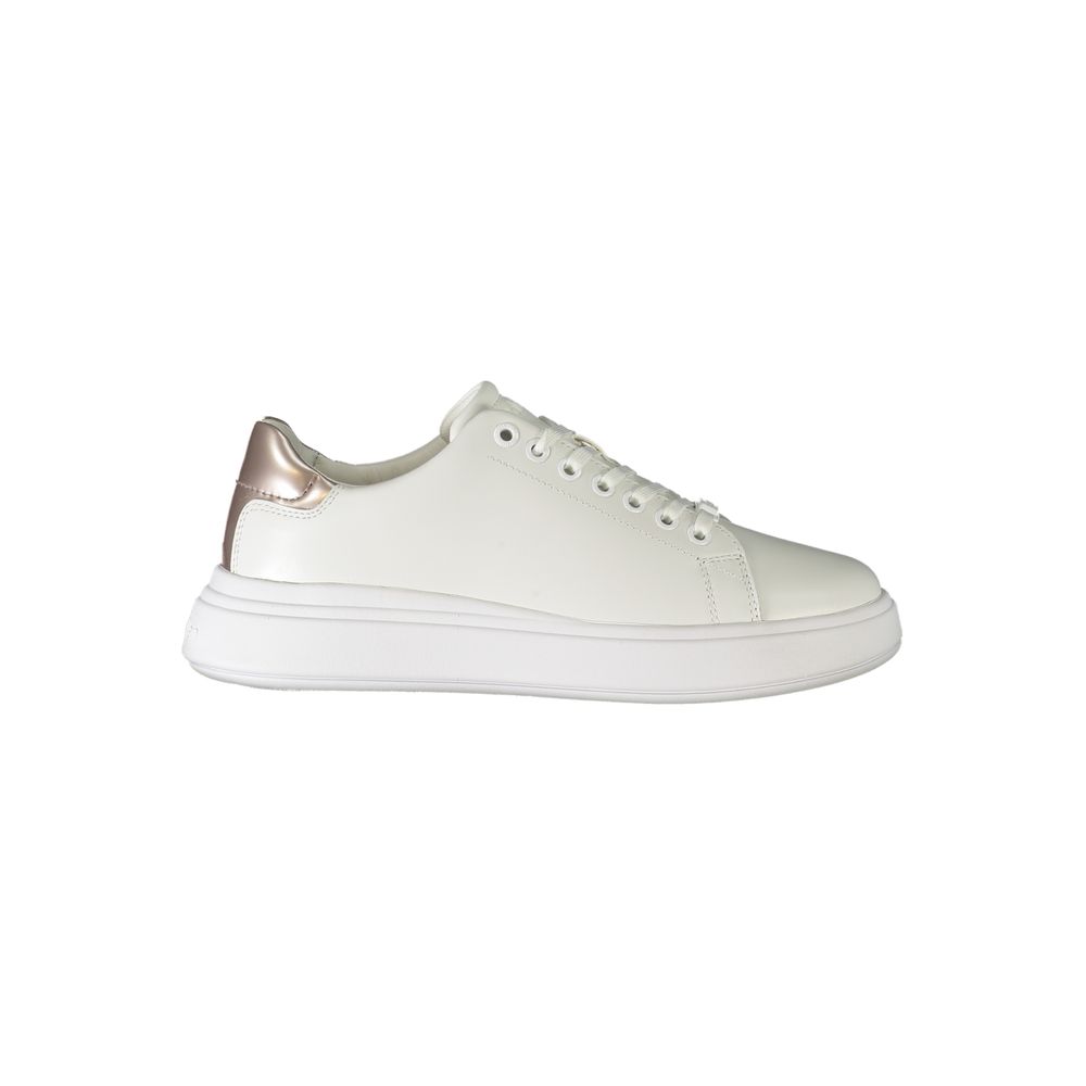 Calvin Klein sneakers made of white polyester