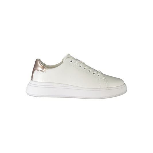 Calvin Klein sneakers made of white polyester