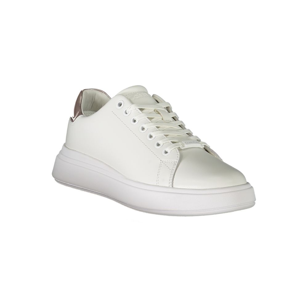 Calvin Klein sneakers made of white polyester