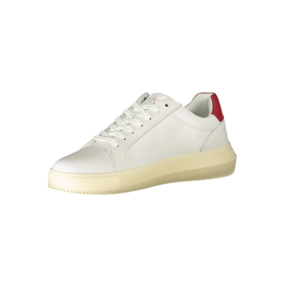 Calvin Klein sneakers made of white polyester