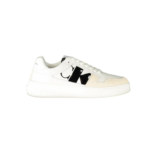 Calvin Klein sneakers made of white polyester