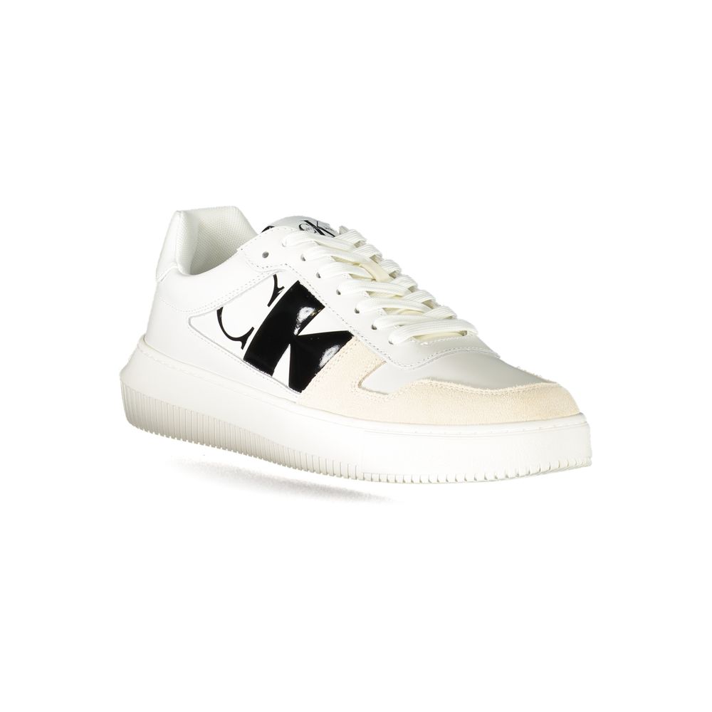 Calvin Klein sneakers made of white polyester