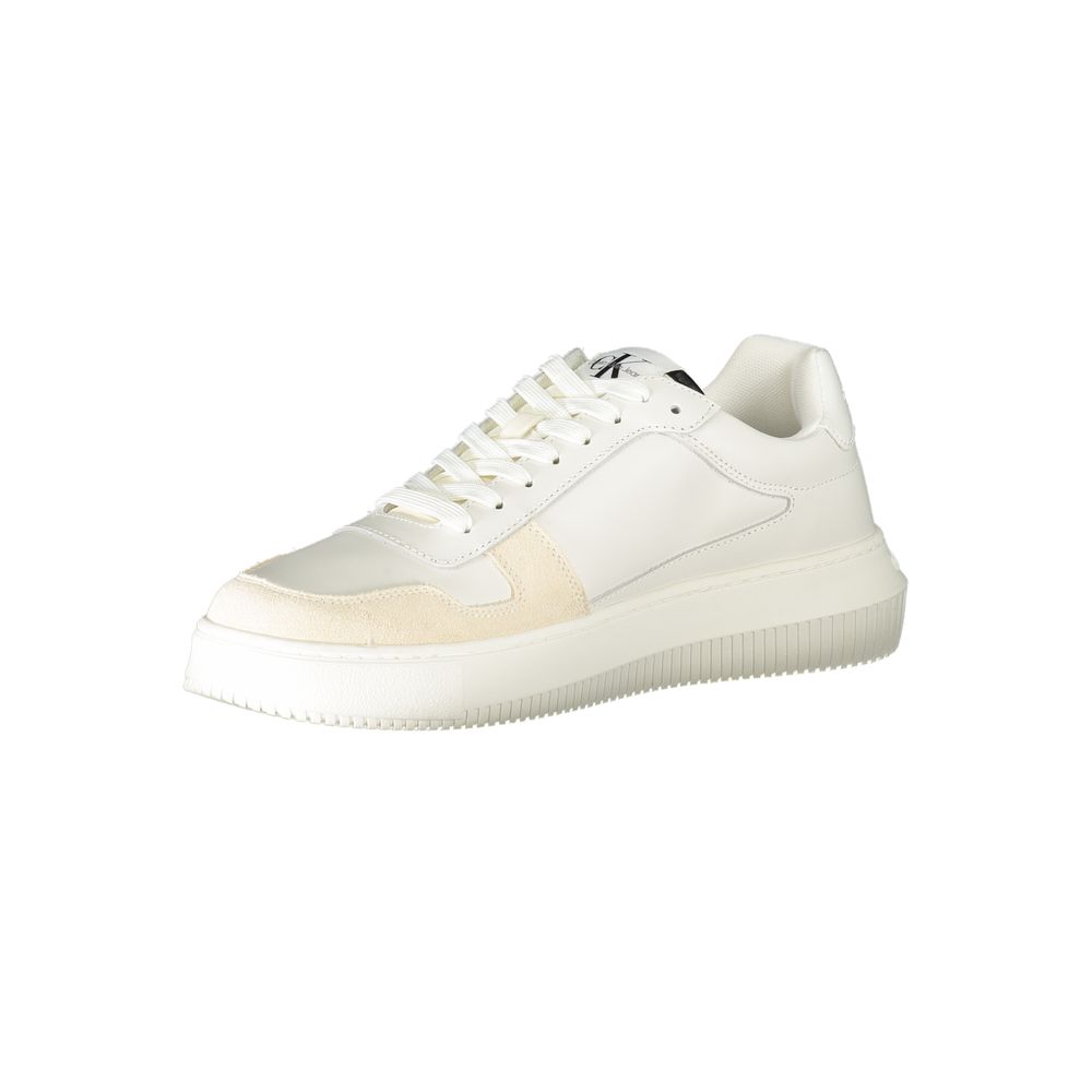 Calvin Klein sneakers made of white polyester