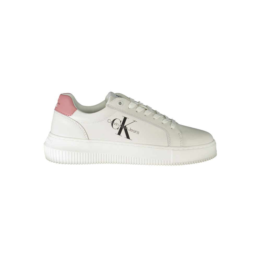 Calvin Klein sneakers made of white polyester