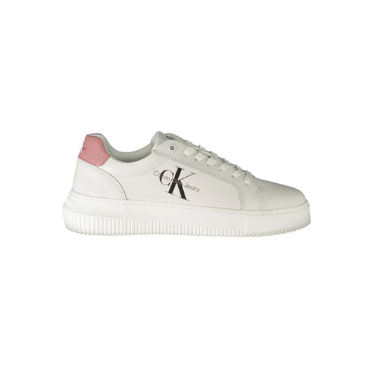 Calvin Klein sneakers made of white polyester