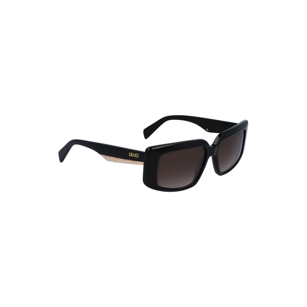 Liu Jo Schwarze Acetat-Sonnenbrille