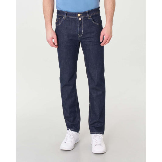 Jacob Cohen Blaue Baumwolljeans & Hose