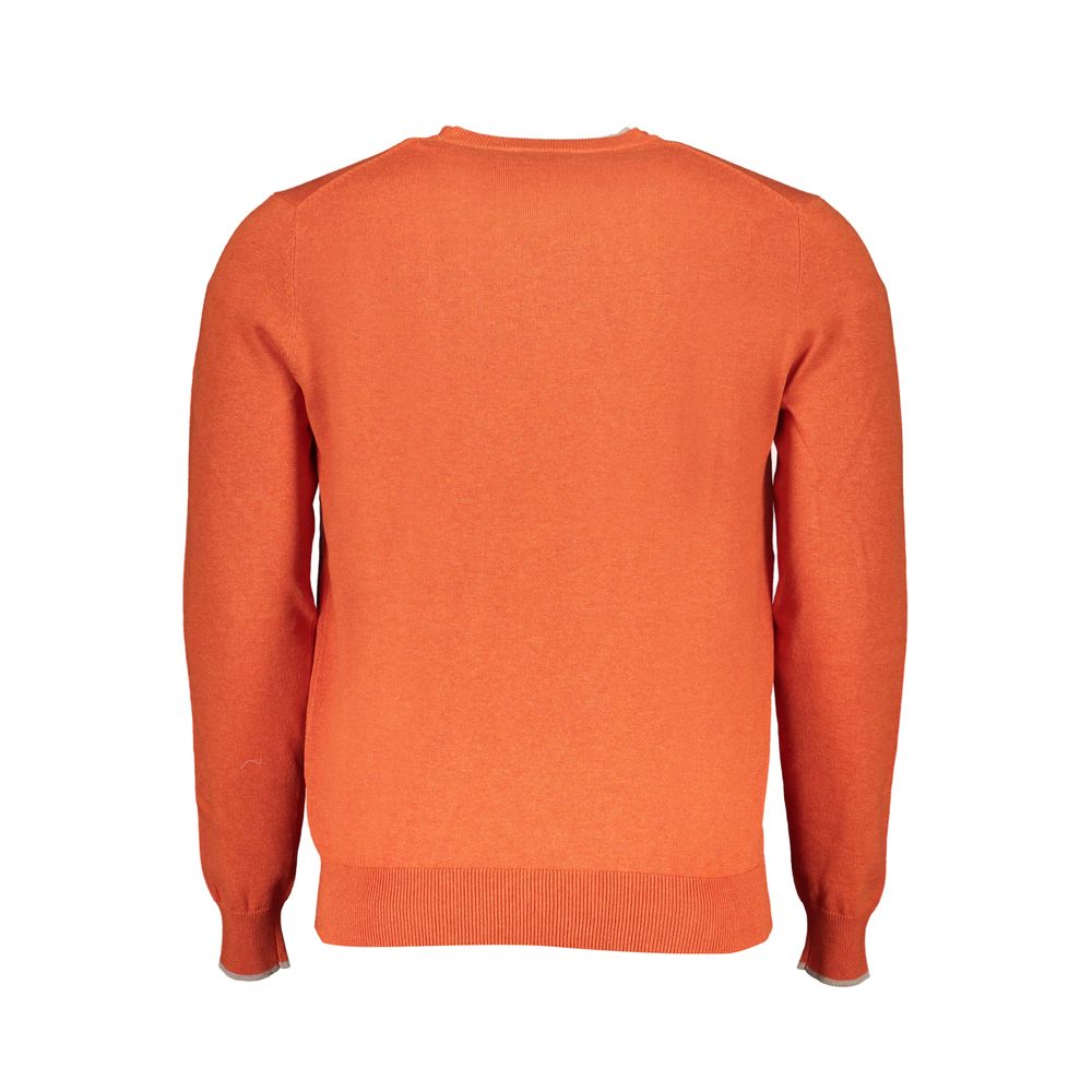 North Sails Orangefarbener Baumwollpullover