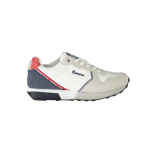 Carrera sneakers made of white polyester