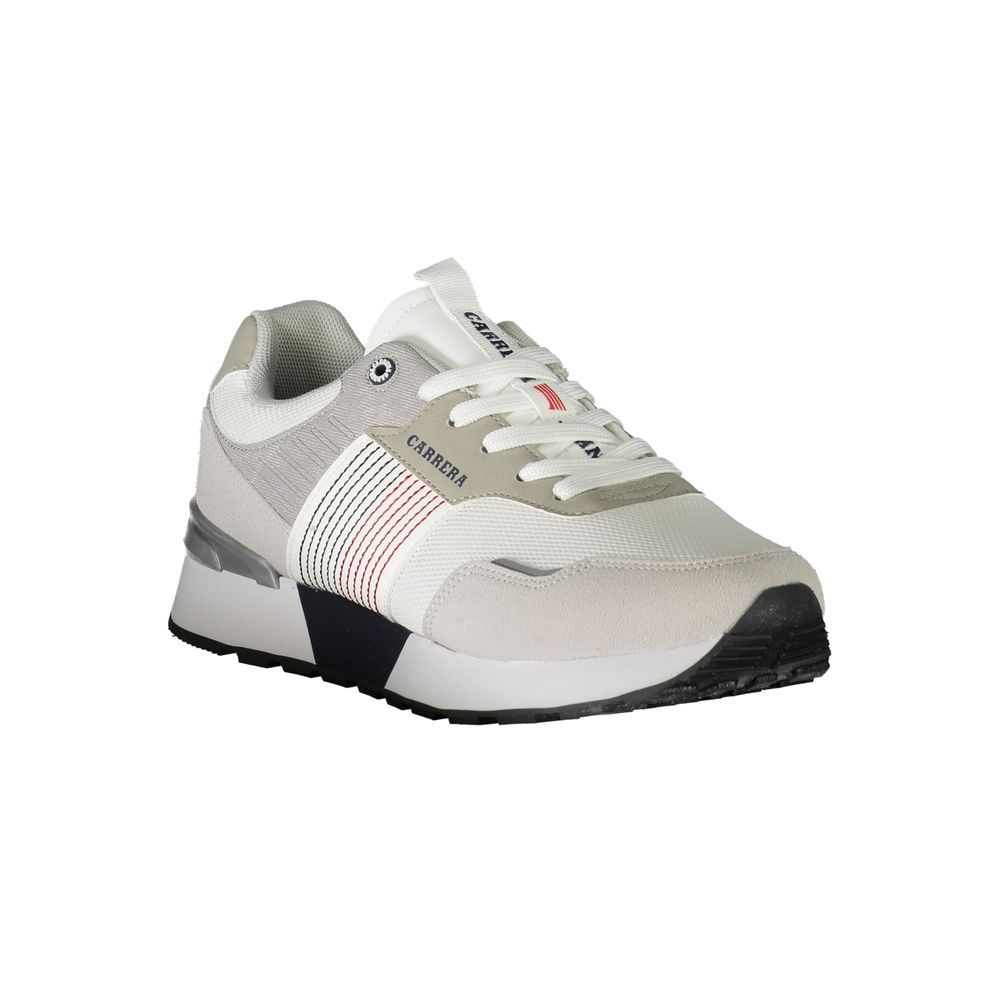 Carrera sneakers made of white polyester