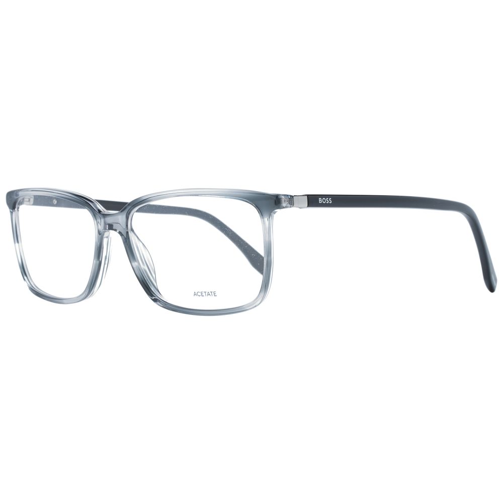 Hugo Boss Gray Men Optical Eyeglasses Frames