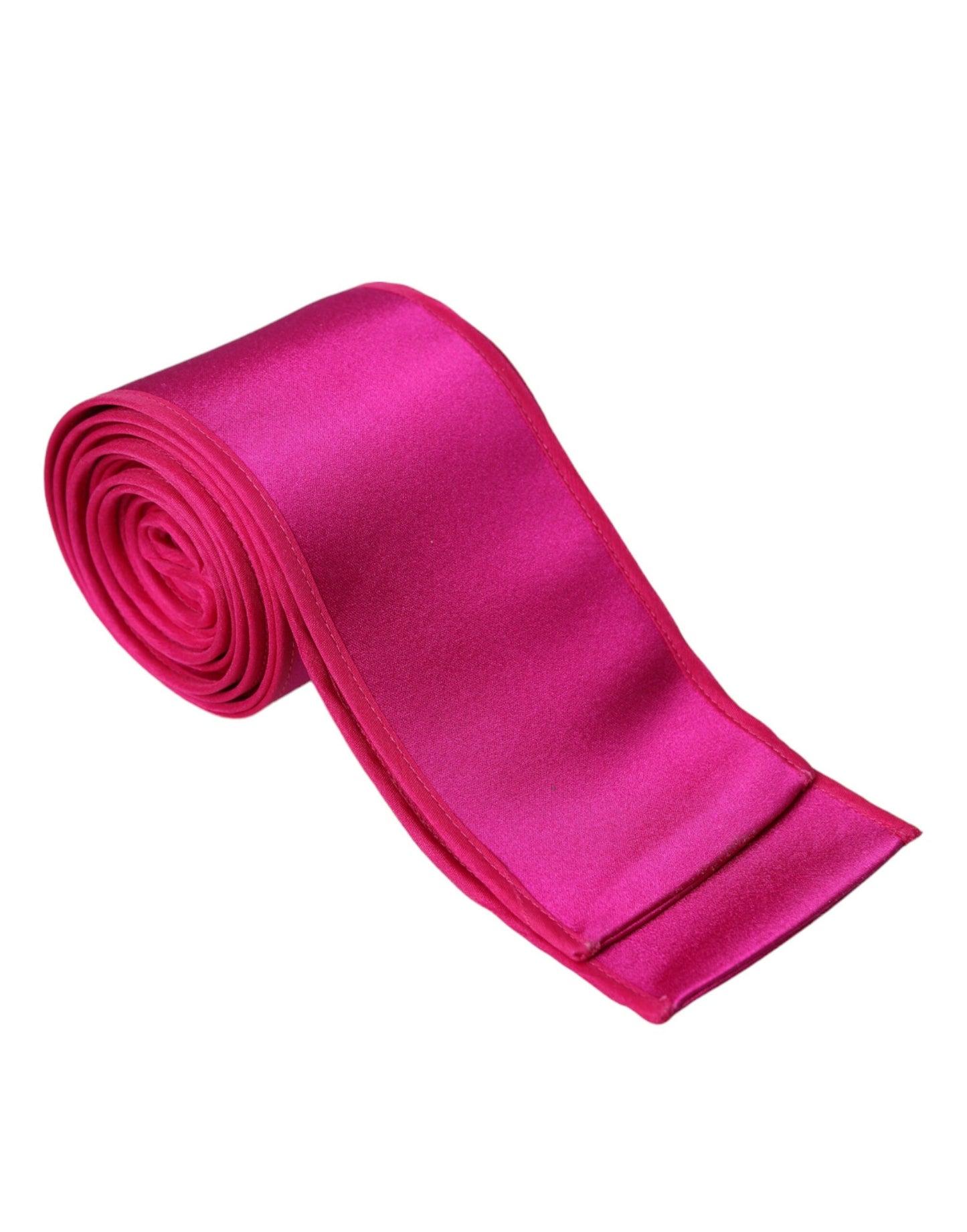 Dolce &amp; Gabbana Fuchsia Pink Silk Waist Belt