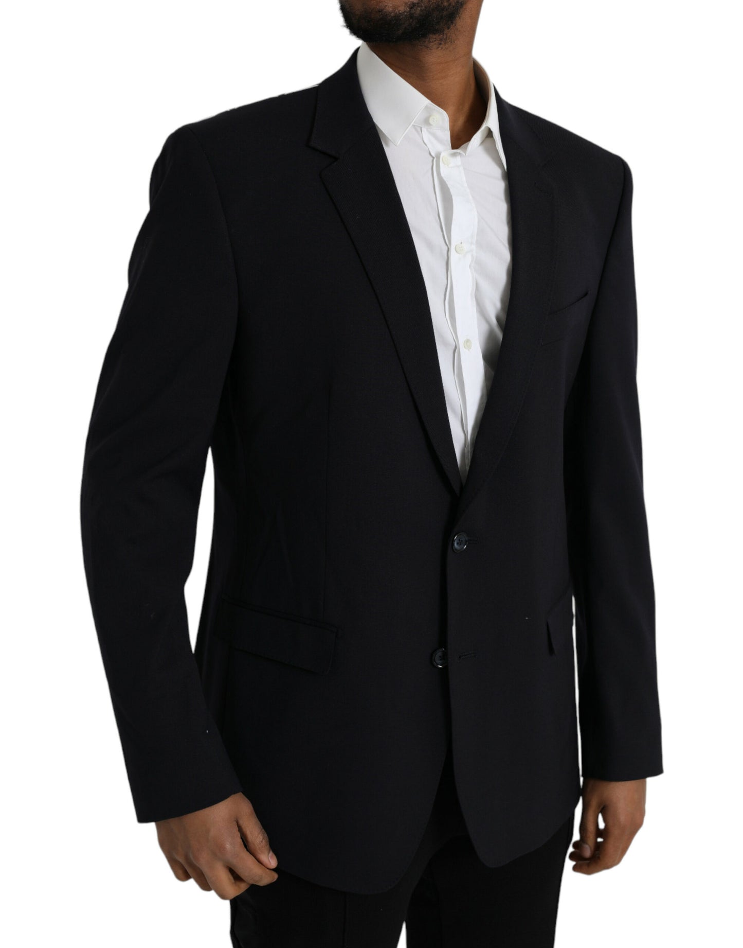 Dolce &amp; Gabbana Black MARTINI Single Breasted Coat Blazer