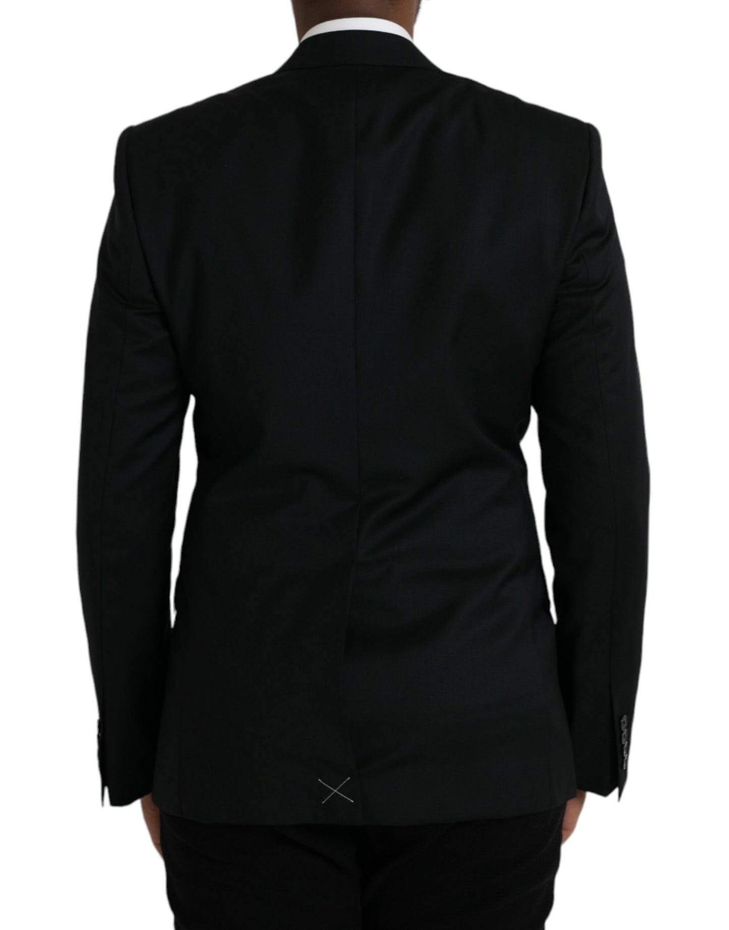 Dolce &amp; Gabbana Black Single Breasted Wool Blazer MARTINI