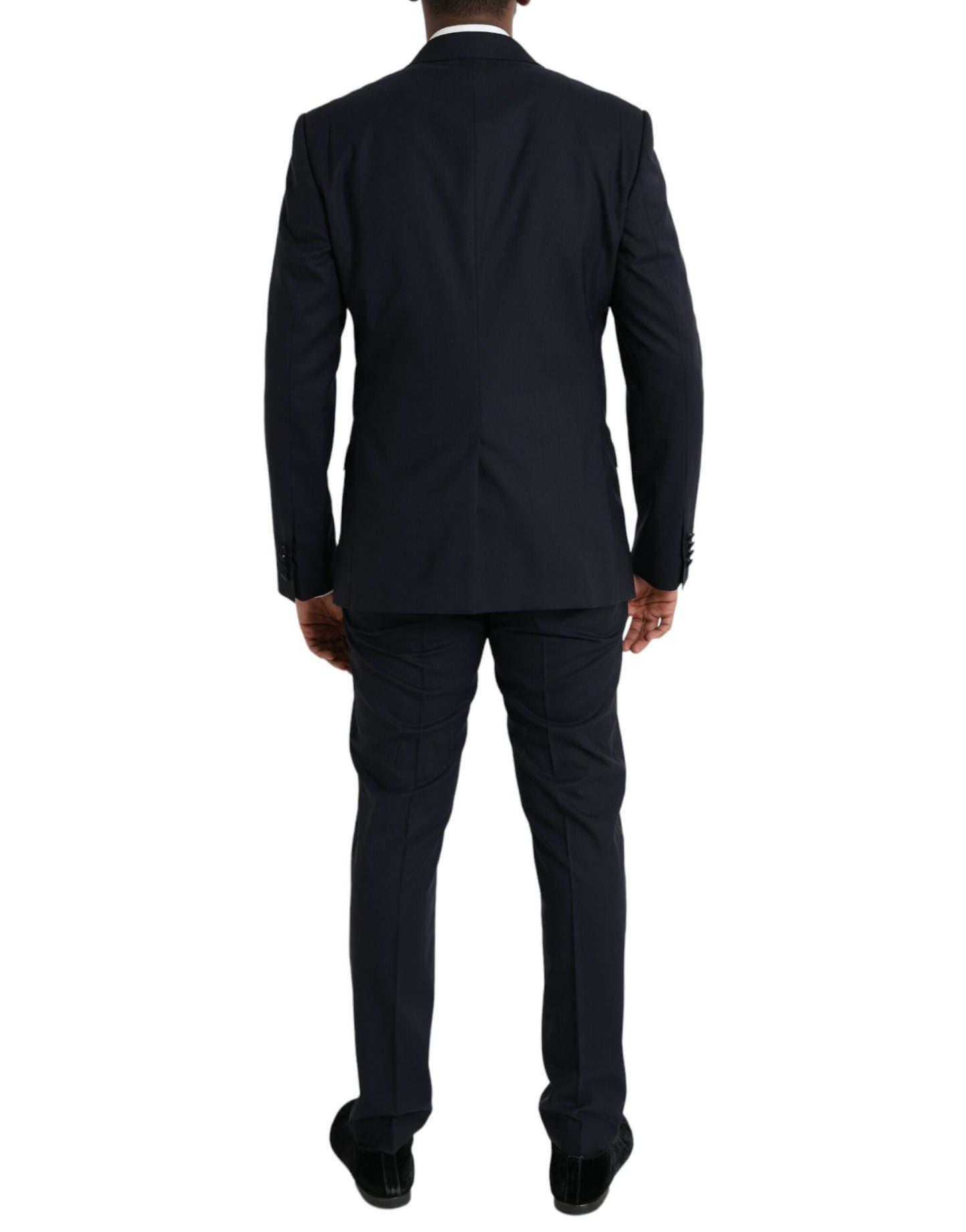 Dolce &amp; Gabbana Dark Blue MARTINI Wool Suit Formal 3 Piece