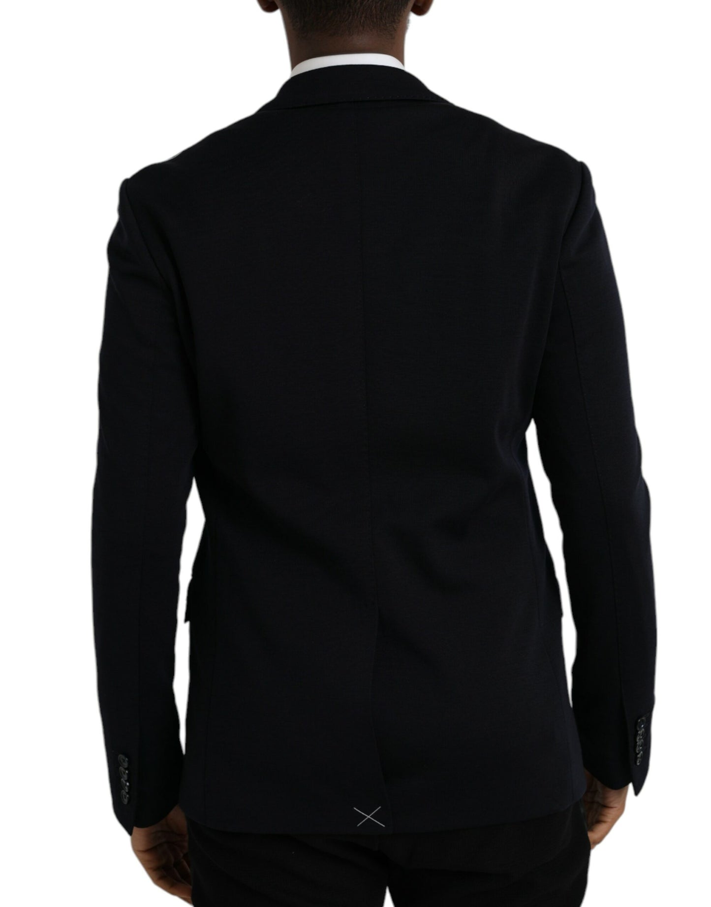 Dolce &amp; Gabbana Black Single Breasted Wool Coat Blazer