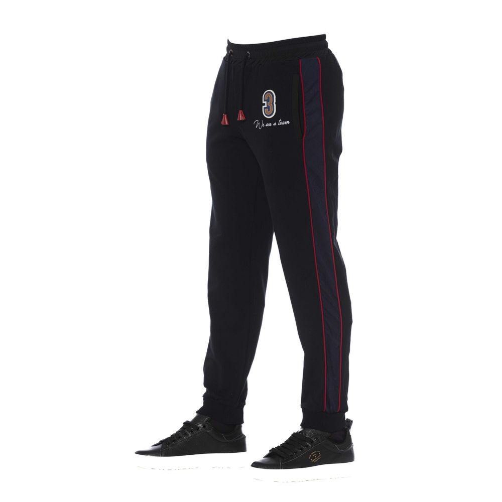 Trussardi Schwarz Baumwolle Männer Sporthose