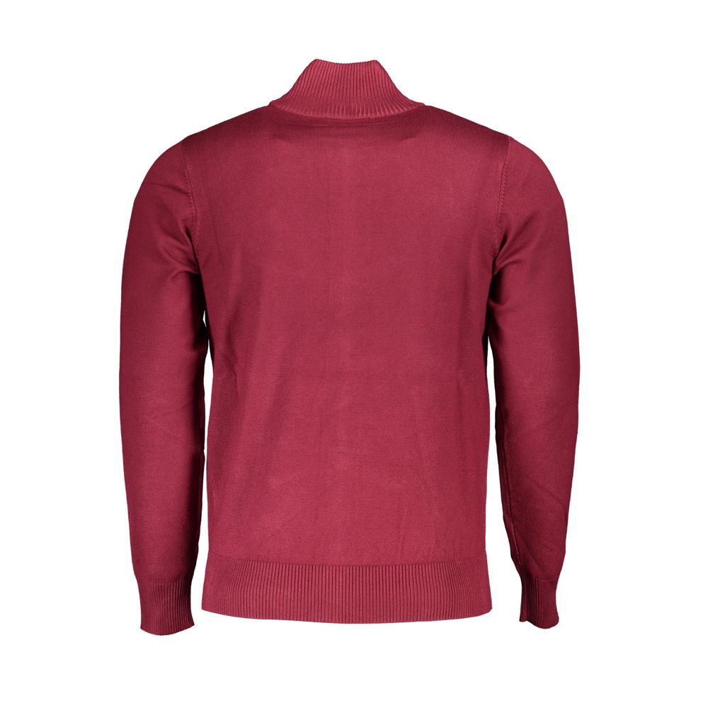 US Grand Polo Red Nylon Sweater