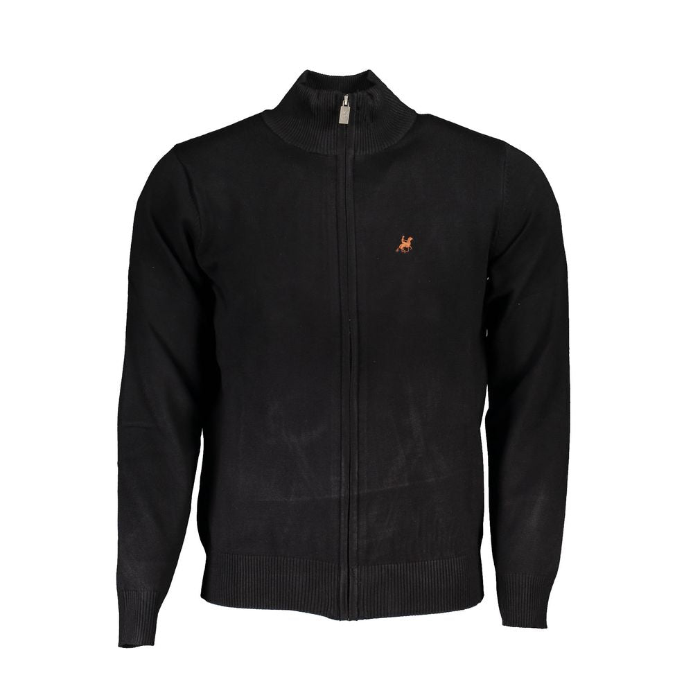 US Grand Polo Black Nylon Sweater