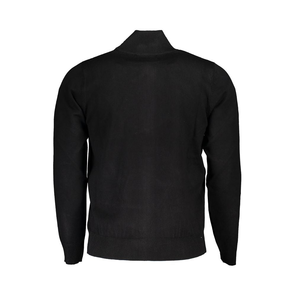 US Grand Polo Black Nylon Sweater