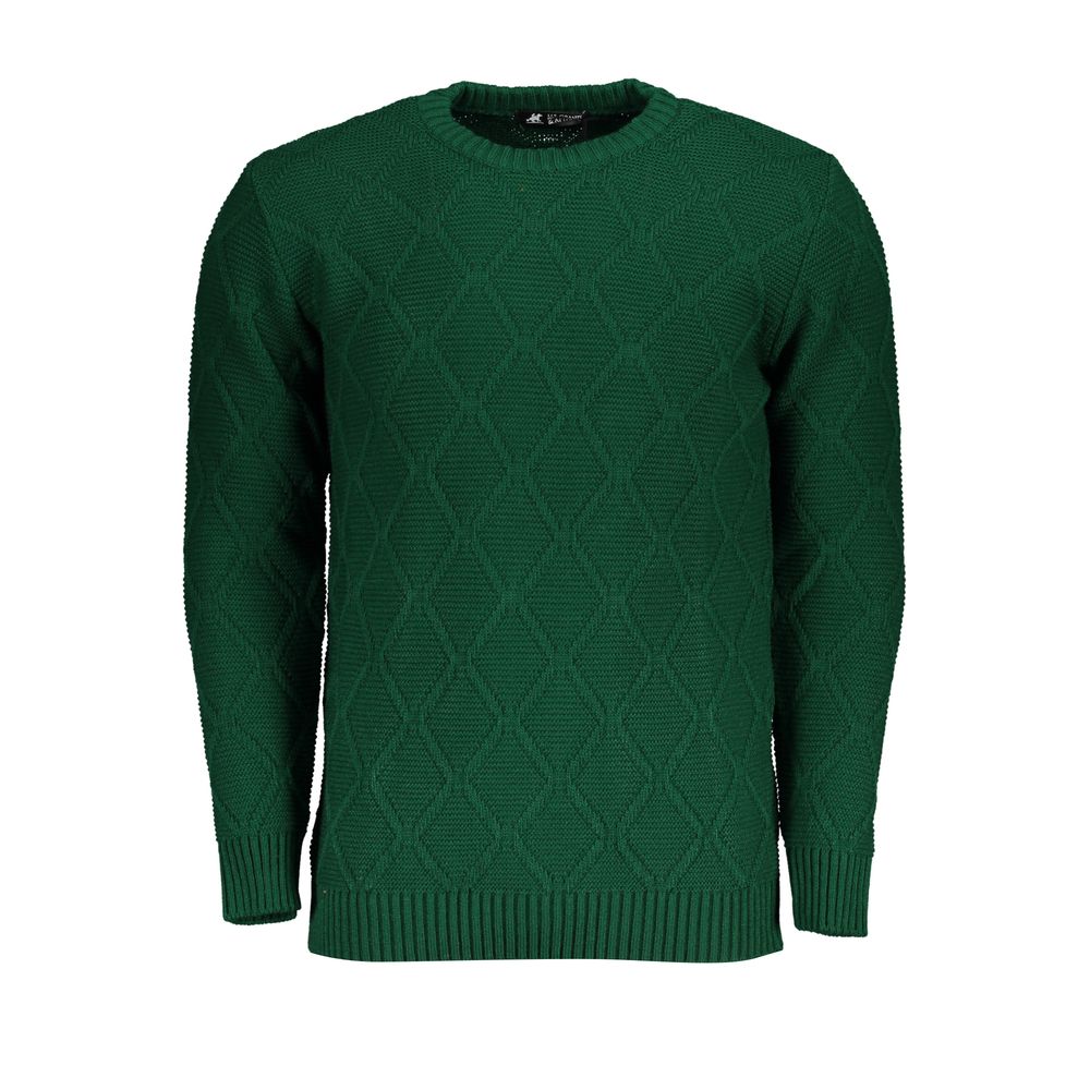 US Grand Polo Green Fabric Sweater