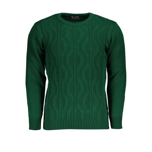 US Grand Polo Green Fabric Sweater