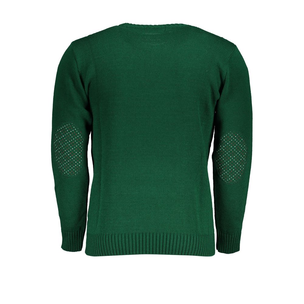 US Grand Polo Green Fabric Sweater