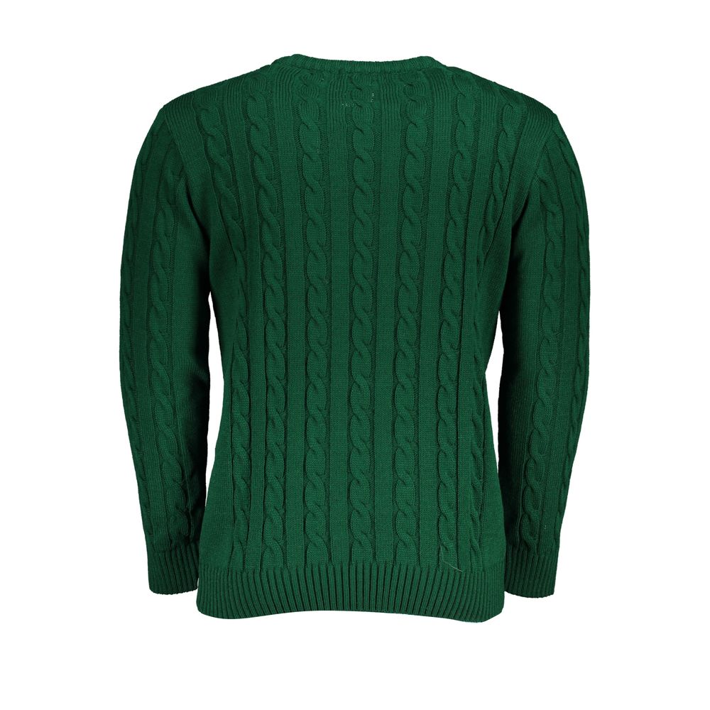 US Grand Polo Green Fabric Sweater