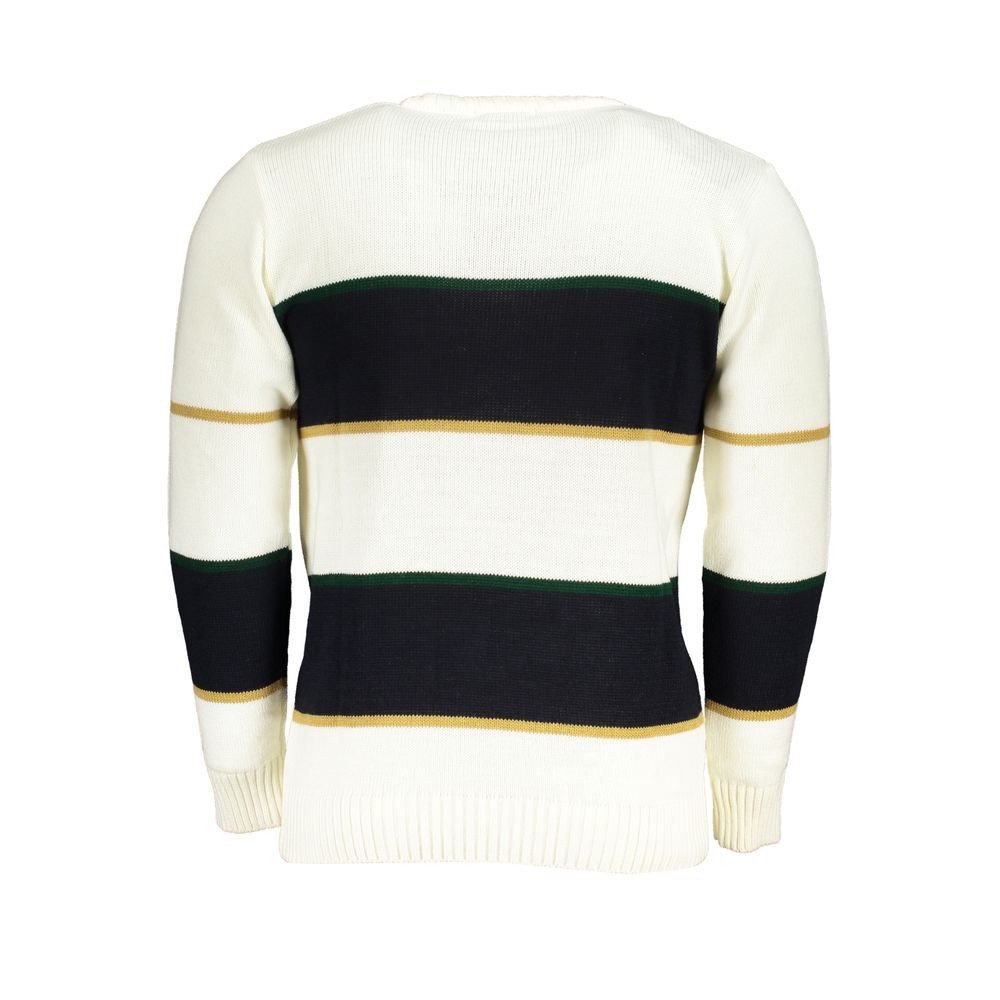 US Grand Polo White Fabric Sweater