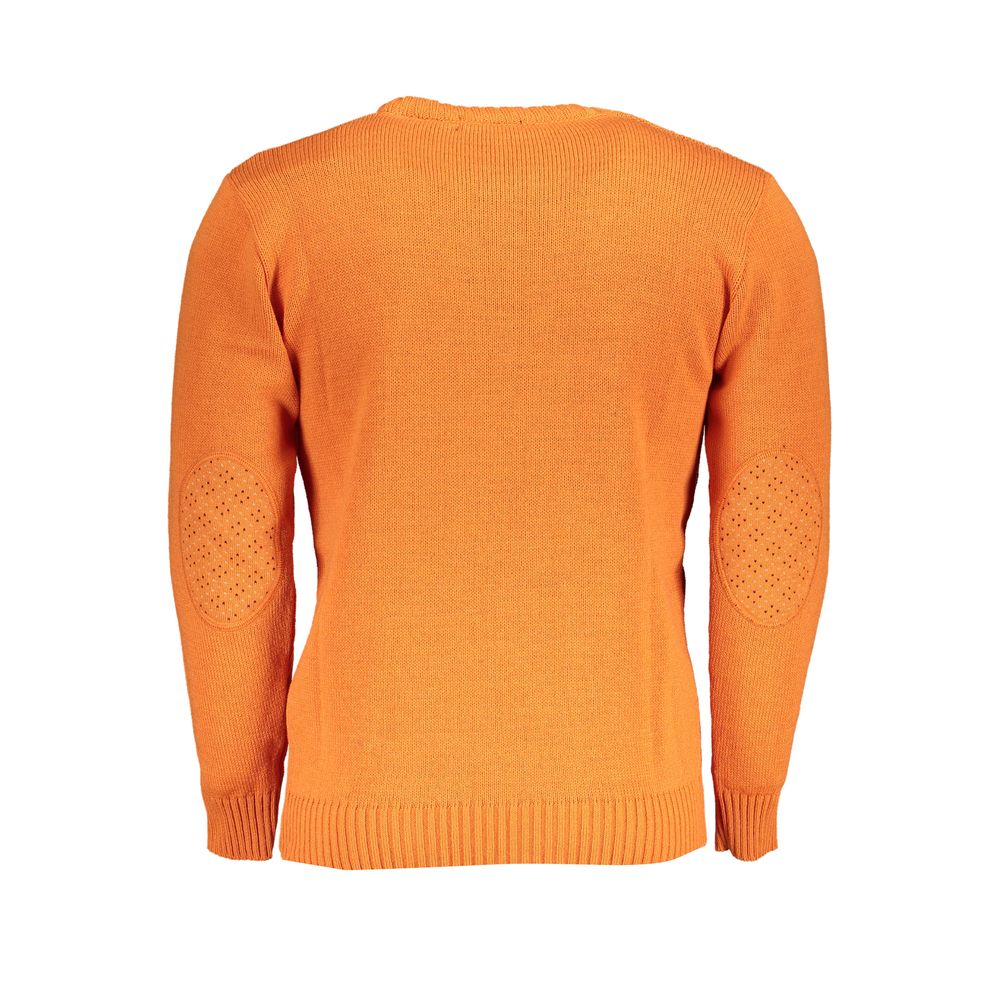 US Grand Polo Orange fabric sweater