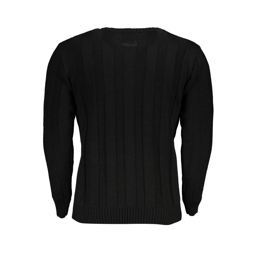 US Grand Polo Black Fabric Sweater