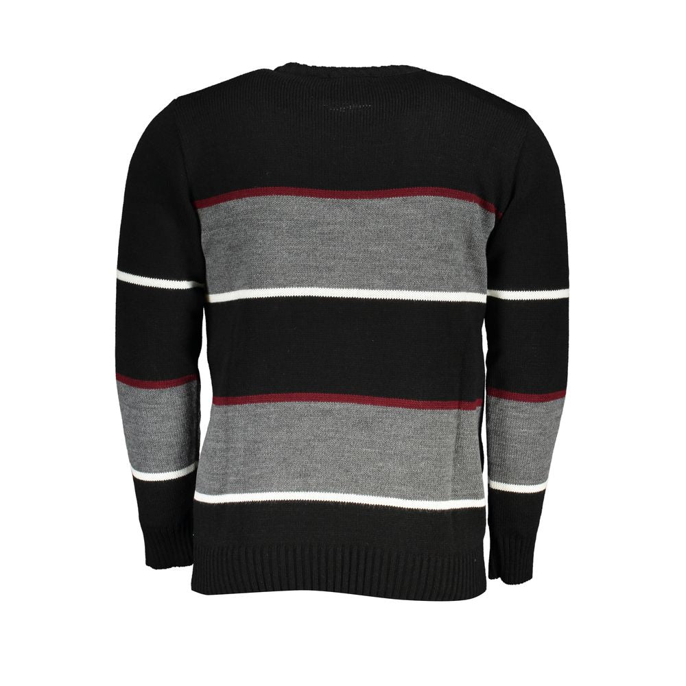 US Grand Polo Black Fabric Sweater