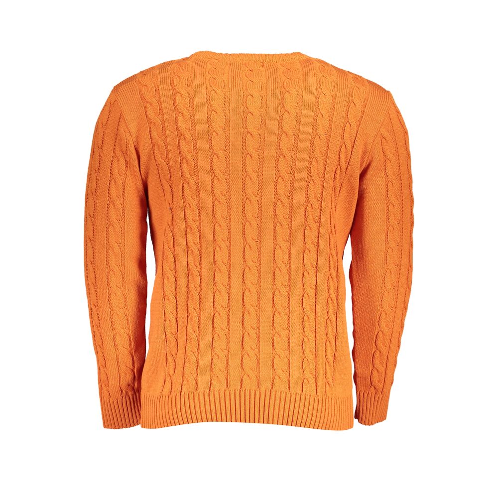 US Grand Polo Orange fabric sweater