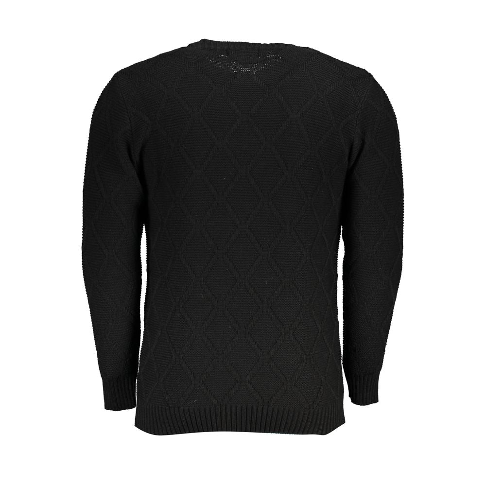 US Grand Polo Black Fabric Sweater