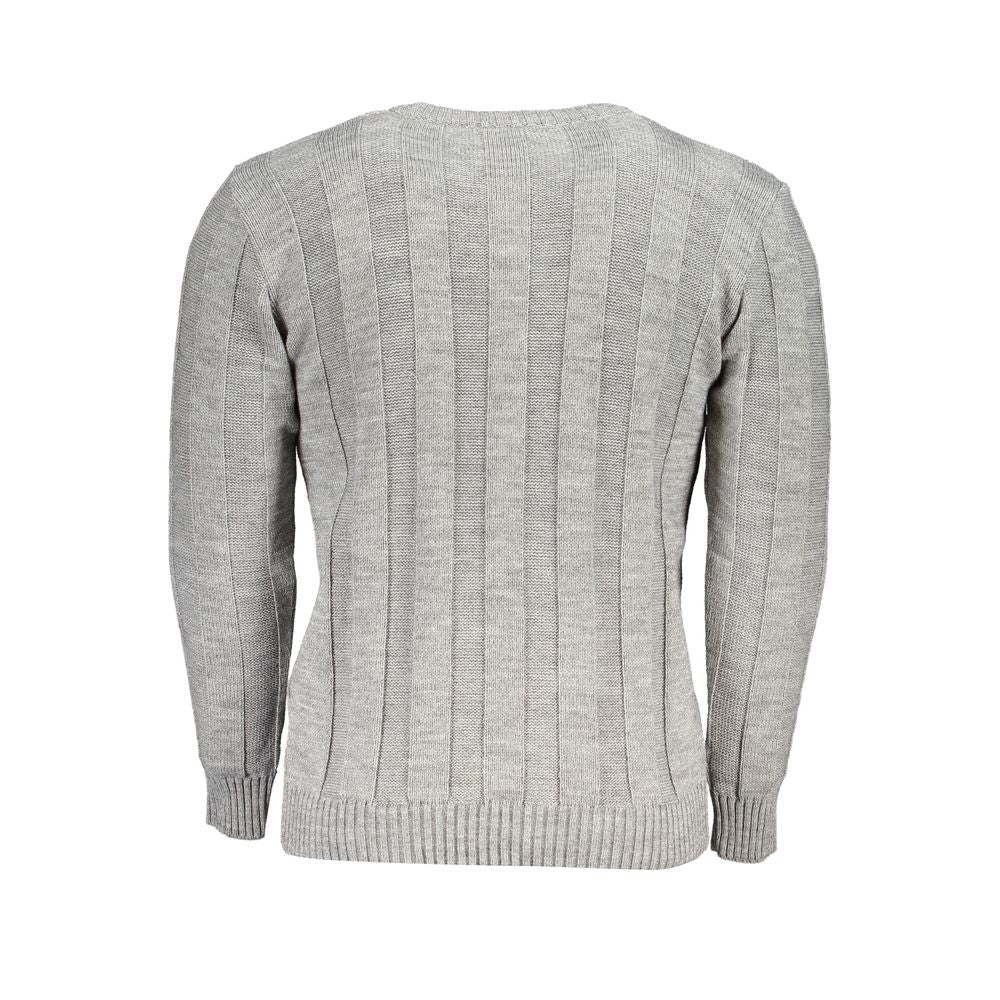 US Grand Polo Gray Fabric Sweater