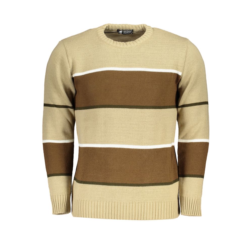 U.S. Grand Polo Beige Stoff Pullover