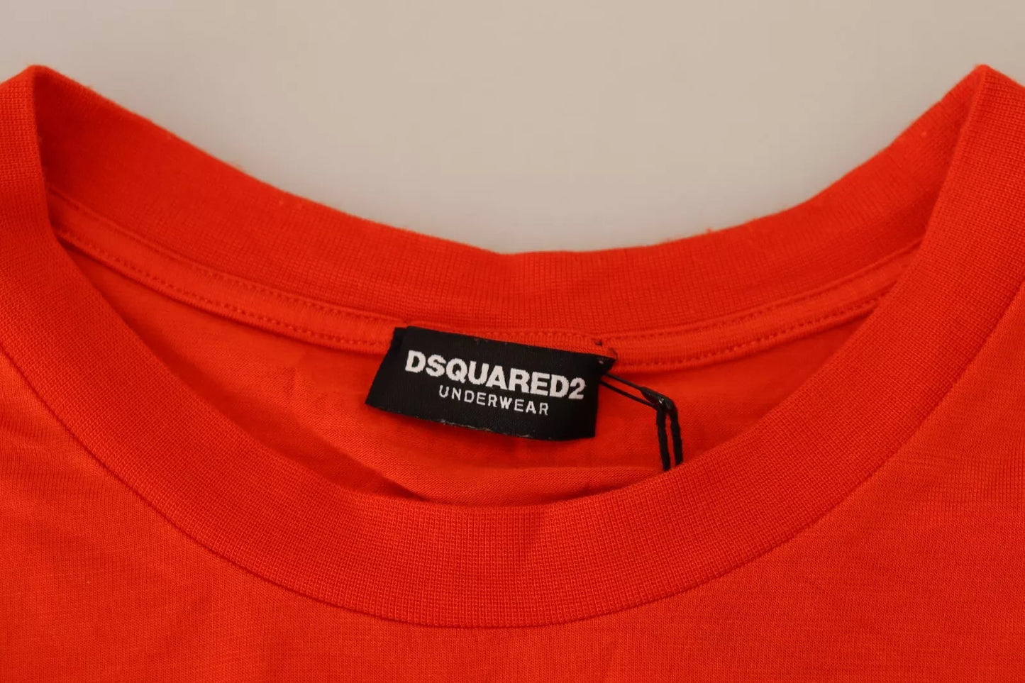 Dsquared² Orange Modal Short Sleeve Crew Neck T-Shirt