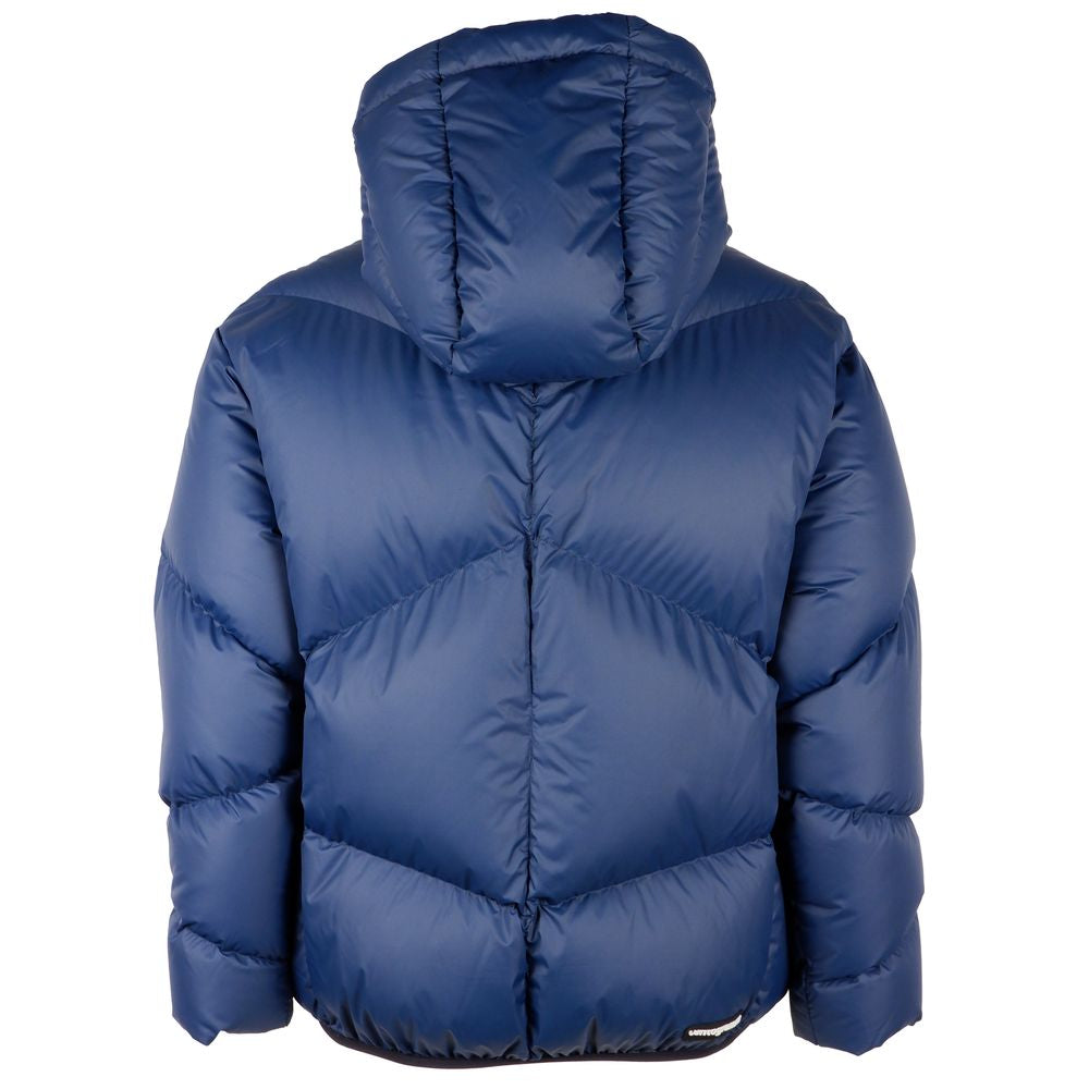 Centogrammi Elegant Blue Feather Down Puffer Jacket