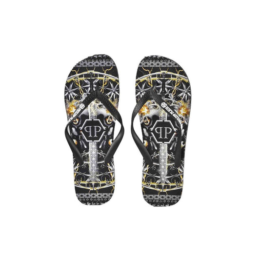 Philipp Plein Vibrant Graphic Print Women's Flip Flops