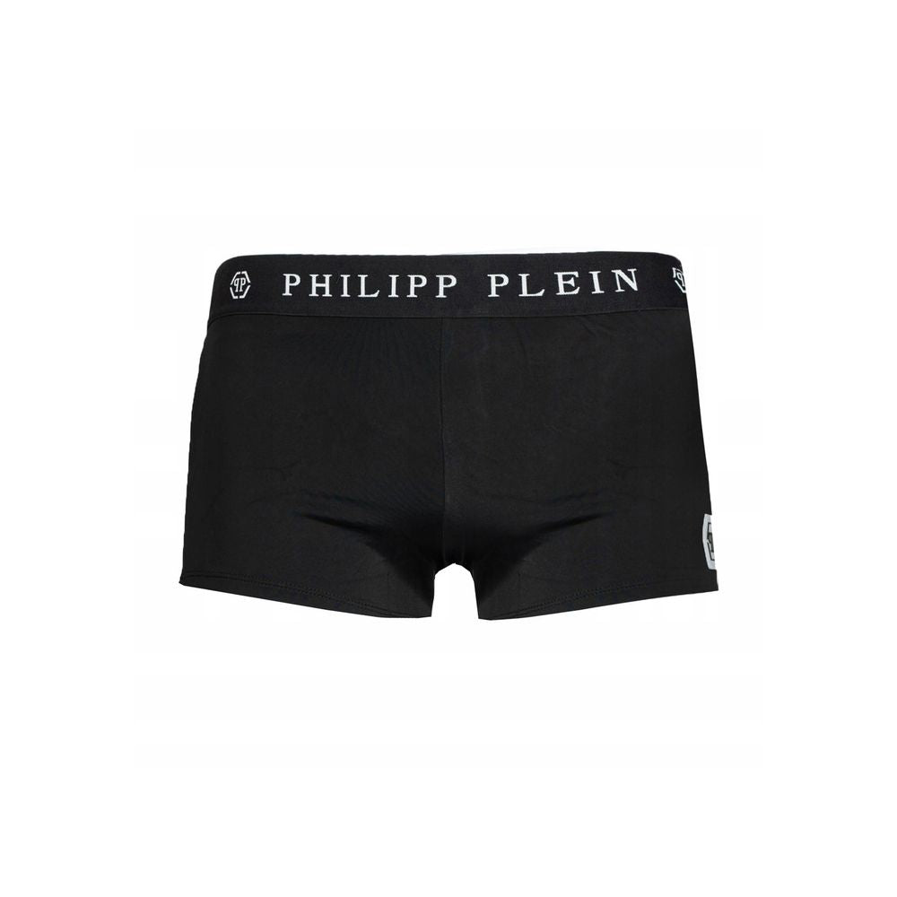 Philipp Plein Schwarz Polyamid Herren Bademode