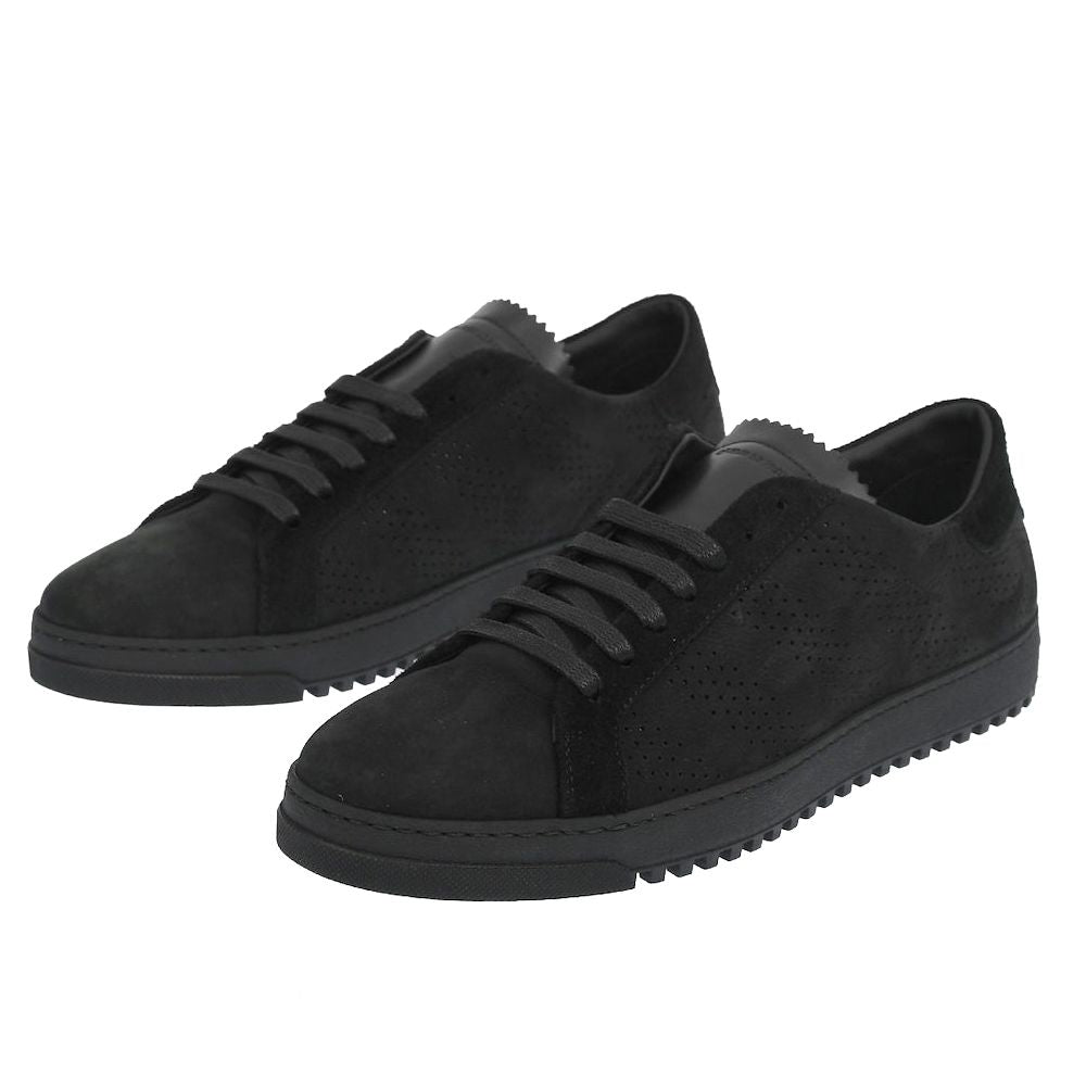 Off-White Elegant suede sneakers made of calf leather