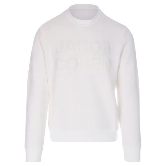 Jacob Cohen Chic sporty men's sweatshirt white