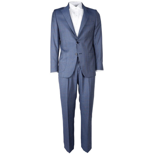 Made in Italy suit in blue virgin wool