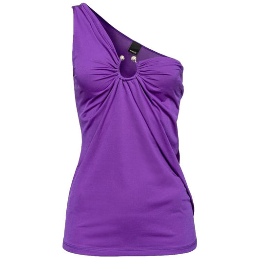 PINKO Purple Nylon Tops &amp; T-Shirt