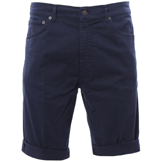 Dondup Chic dark blue shorts made of stretch cotton