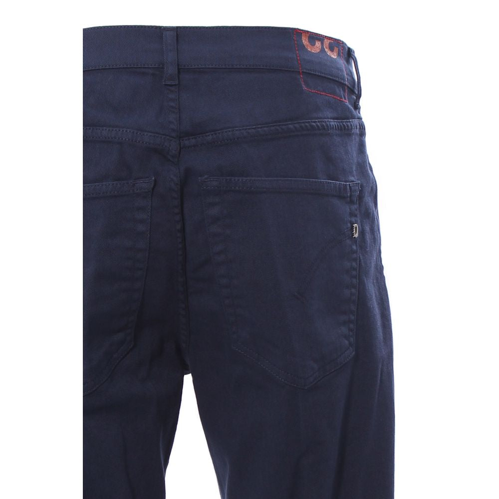 Dondup Chic dark blue shorts made of stretch cotton