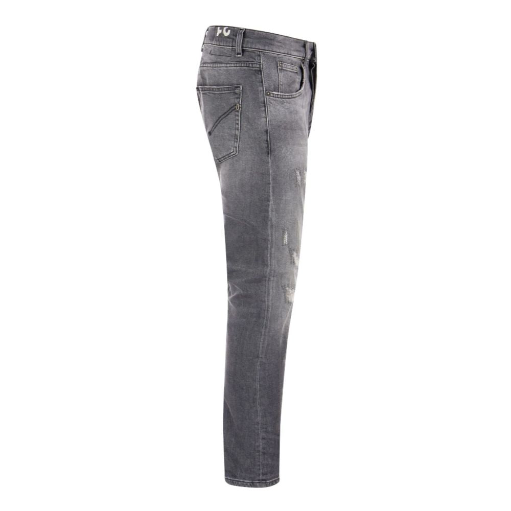 Dondup Schicke graue Dian-Jeans mit Distressed-Details