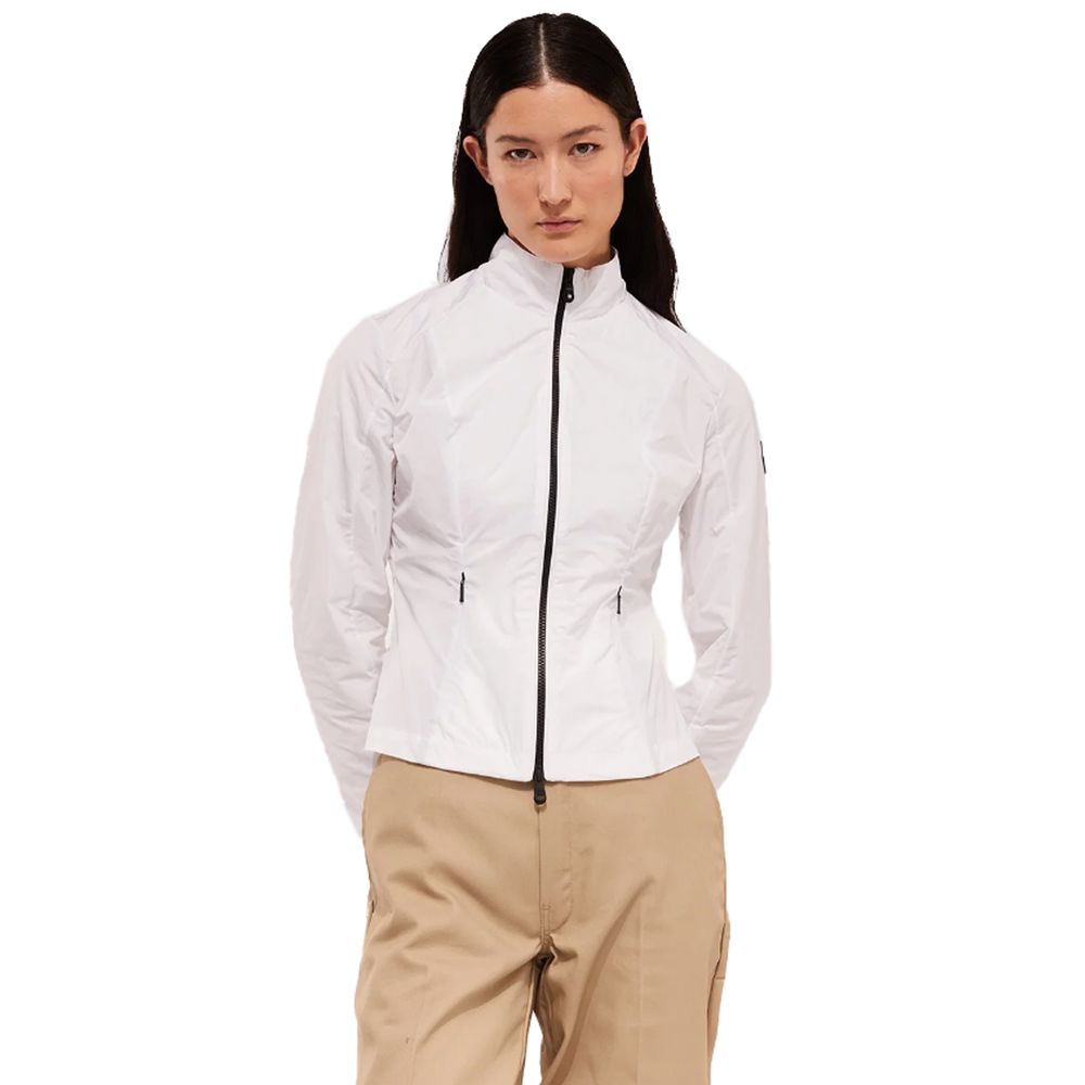 Refrigiwear Stylish windproof white jacket with logo